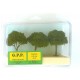 Lot de 3 Arbres Feuillus 8 cm - Decors - GPP AB02 - HO