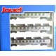 Lot de 4 Voitures DEV Inox - JOUEF HJ4042 4041 - HO