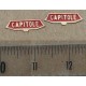 Lot de 2 plaques CAPITOLE plates pour locomotive HO