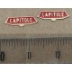 Set of 2 CAPITOLE plates for ho scale locomotive