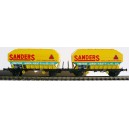 2 Wagons trémie céréalier “SANDERS” - REE WB-035 - ep4 HO