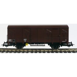 Wagon plat avec conteneur PIGNAT - HJ6031 - HO