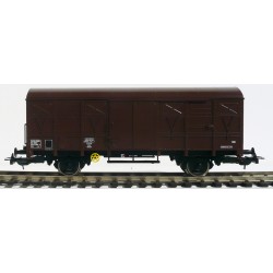 Wagon plat avec conteneur PIGNAT - HJ6031 - HO