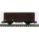 Wagon plat avec conteneur PIGNAT - HJ6031 - HO