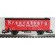 Wagon plat avec conteneur PIGNAT - HJ6031 - HO