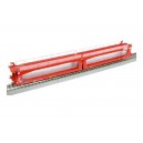 ROCO Wagon porte-autos STVA rouge 66537