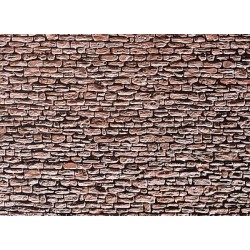 FALLER : Plaque mur PIERRE NATURELLE gris ardoise 255x125mm 170618 HO