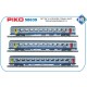 PIKO 58639 - Set 3 corail TER Bourgogne - HO