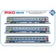PIKO 58639 - Set of 3 corail TER Bourgogne - HO