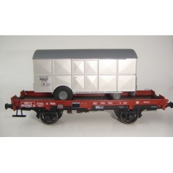 Wagon UFR MONO - PORTEUR - REE WB-054- EP III - argentee HO