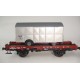 Wagon UFR MONO - PORTEUR - REE WB-054.1- EP III - argentee HO