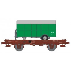 Wagon UFR MONO - PORTEUR - REE WB-056- EP IV - VERTE HO