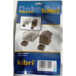 Kibri 38144 - H0 Set de decoration Serres