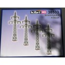 Kibri 38533 - H0 4 pylones haute tension