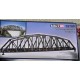 Kibri 39700 - H0 Maqueta de un puente de arco de acero, de vía única