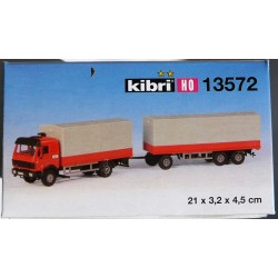 Kibri 13572 - H0 MB avec bache et remorque