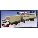 Kibri 14640 - H0 MB camion a 2 essieux avec remorque a bache