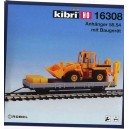 Kibri 16308 - H0 remorque 55.54 avec pelleteuse
