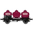 CITERNE Chassis OCEM 29 Ep.IV SET de 2 Wagons "COOP"