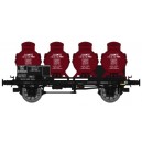 CITERNE Chassis OCEM 29 Ep.IV SET de 2 Wagons "COOP"