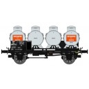 CITERNE Chassis OCEM 29 Ep.IV SET de 2 Wagons "COOP"