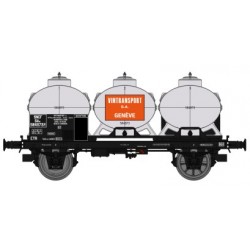 CITERNE Chassis OCEM 29 Ep.IV SET de 2 Wagons "COOP"
