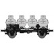 CITERNE Chassis OCEM 29 Ep.IV SET de 2 Wagons "COOP"