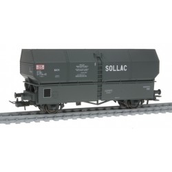 Wagon trémie pour charbon et coke de la SNCF Arbel MKH SOLLAC makette 4781.2