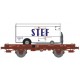 REE - Wagon UFR MONO-PORTEUR epoque 3, STEF reference REE-WB-074 HO
