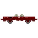 Wagon PLAT ocem ep 4 Porte essieux 2 pieces - REE WB-135