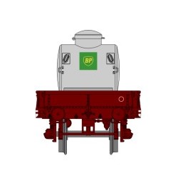 CITERNE Chassis OCEM 29 Ep.IV SET de 2 Wagons "COOP"