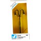 lot de 5 reverberes lampadaires en metal HO