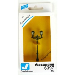 Lampadaire qualité Viessmann bec de gaz double 6397 HO