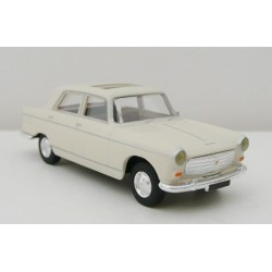 SAI PEUGEOT 404 Blanche toit ouvert Brekina 2130 - HO