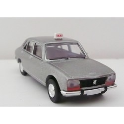 SAI Peugeot 504 TAXI Gris Metal Brekina 2095.2 - HO