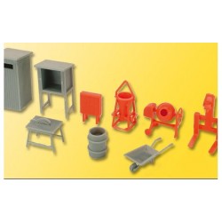 Kibri 38140 - H0 Set de decoration chantier