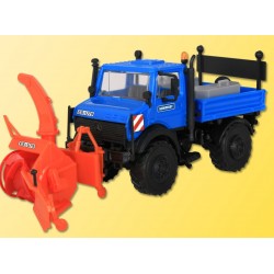 Kibri 14997 - H0 Unimog avec chasse neige a fraise laterale