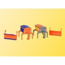 Kibri 15013 - H0 chasses neige et saleuses citerne