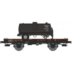 Wagon MONO - PORTEUR - REE WB-150 - EP III - citerne noire HO