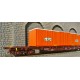 LSM 30109 Wagon porte container CNC MK70 LS models HO