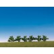 FALLER 181479 - Set of 6 green bushes 40 mm box HO