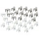 FALLER - 24 chaises et 6 Tables de jardin - 180439 - HO