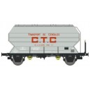 REE- 2 Wagons trémie cerealiers FRANGECO REE-WB-013 "CTC" EP 3 HO