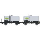 CITERNE Chassis OCEM 29 Ep.IV SET de 2 Wagons "COOP"