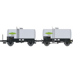 CITERNE Chassis OCEM 29 Ep.IV SET de 2 Wagons "COOP"