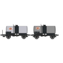 CITERNE Chassis OCEM 29 Ep.IV SET de 2 Wagons "COOP"