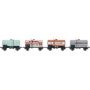 CITERNE Chassis OCEM 29 Ep.IV SET de 2 Wagons "COOP"