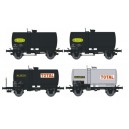 REE NW008 - 4 tank car OCEM 29 Ep IV - N scale