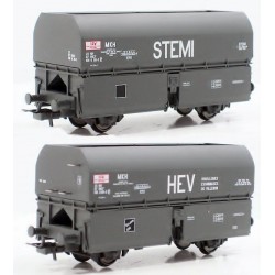 Set de 2 wagons trémie charbon coke SNCF makette 4793 ho