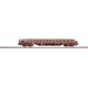 PIKO 54827 - a truck flat wagon SNCF with concrete sleepers - HO